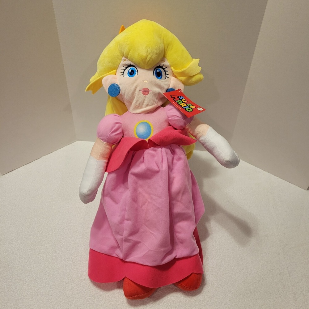 Official Nintendo Super Mario Bros Princess Peach 26 inch‎ JUMBO Plush
